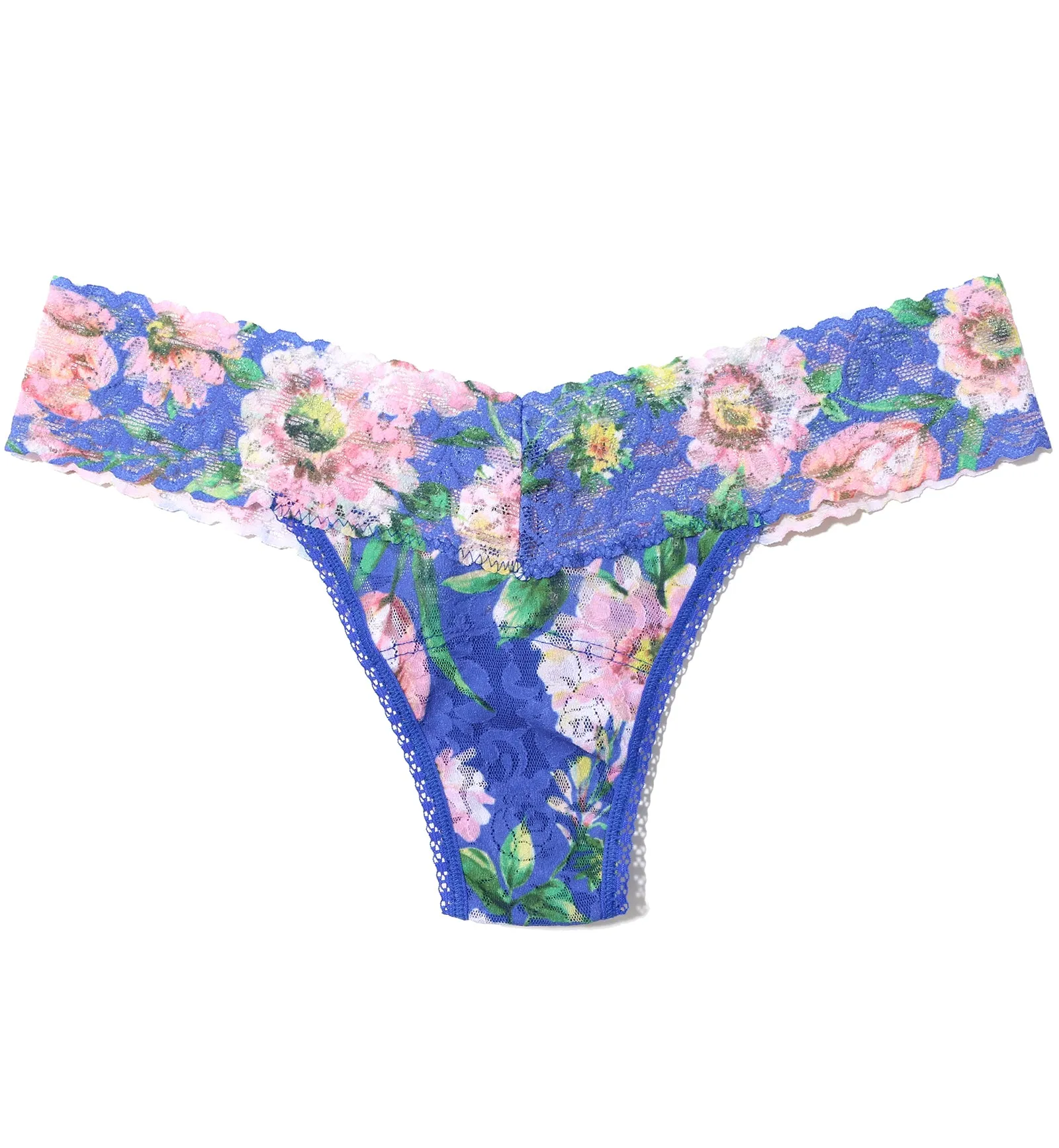 Hanky Panky Signature Lace Printed Low Rise Thong (PR4911P) - Happy Place