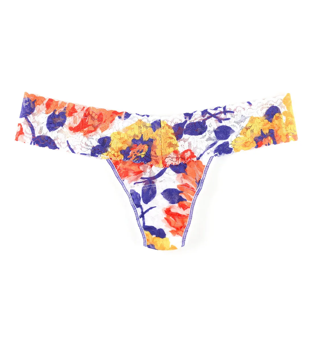 Hanky Panky Signature Lace Printed Low Rise Thong (PR4911P) - Sunrise Blossom