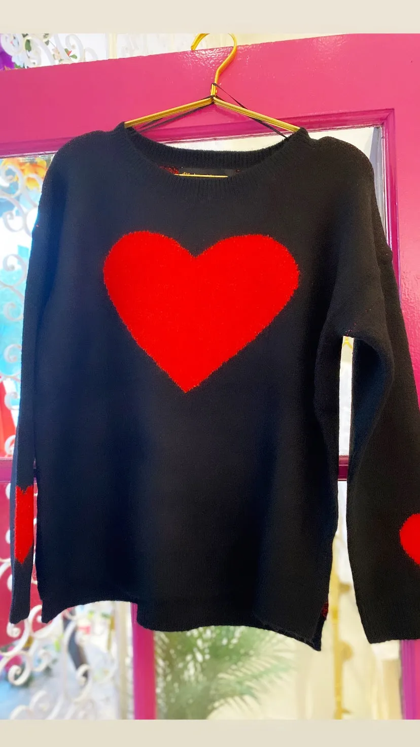 Heart Shaped Box Knit Sweater