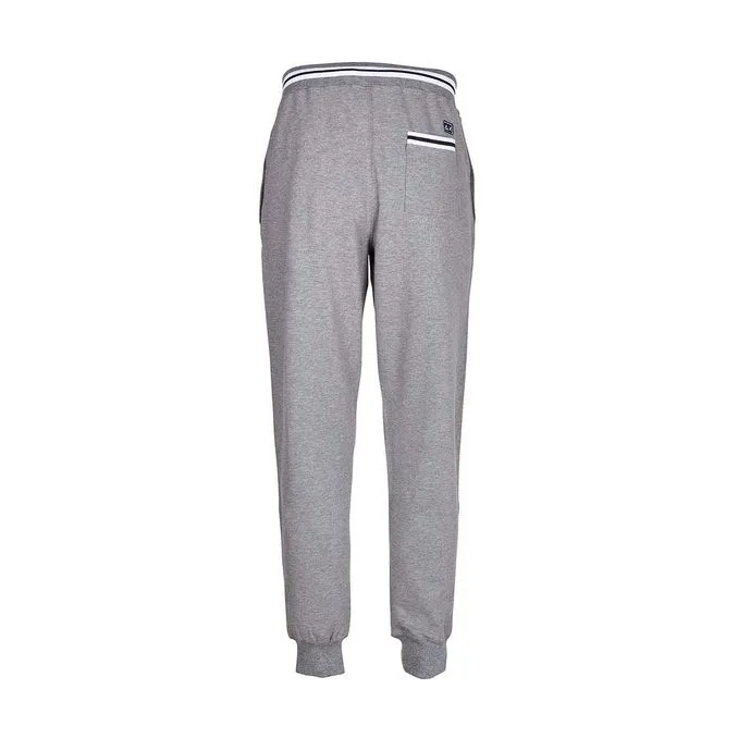 HERITAGE JOGGER WITH CONTRASTING PROFILES Man Medium Grey