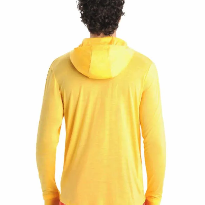 icebreaker Merino T-Shirt Men's 125 Cool-Lite Sphere Long Sleeve Hoodie Tee - Cloud Ray