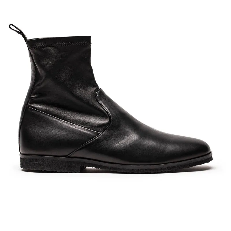 IRENIE Smoke | Leather Boot