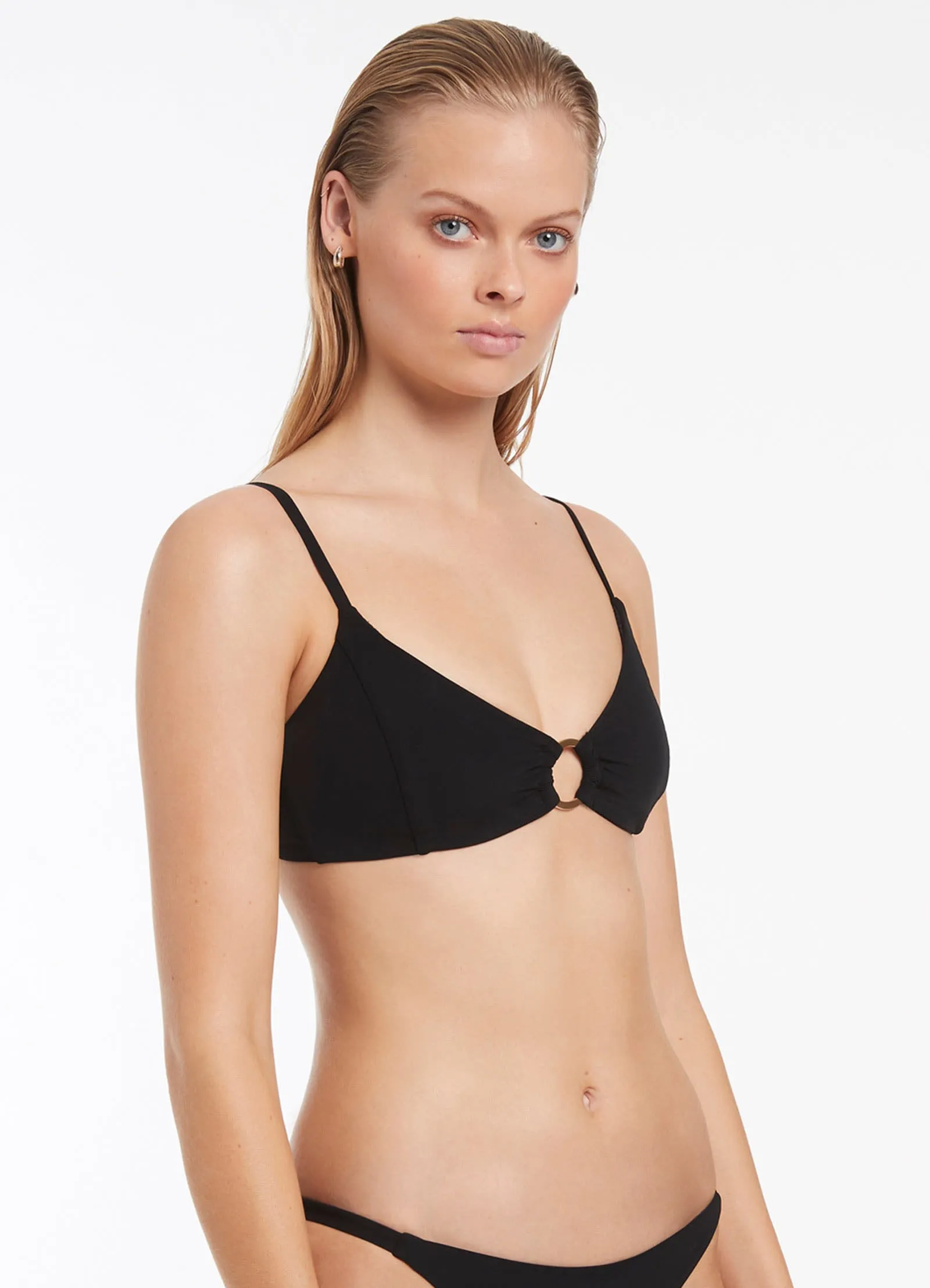 Jetset Trim Bralette - Black