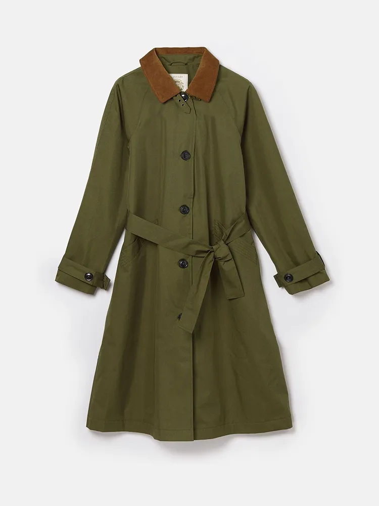 Joules Epwell Waterproof Belted Trench Coat