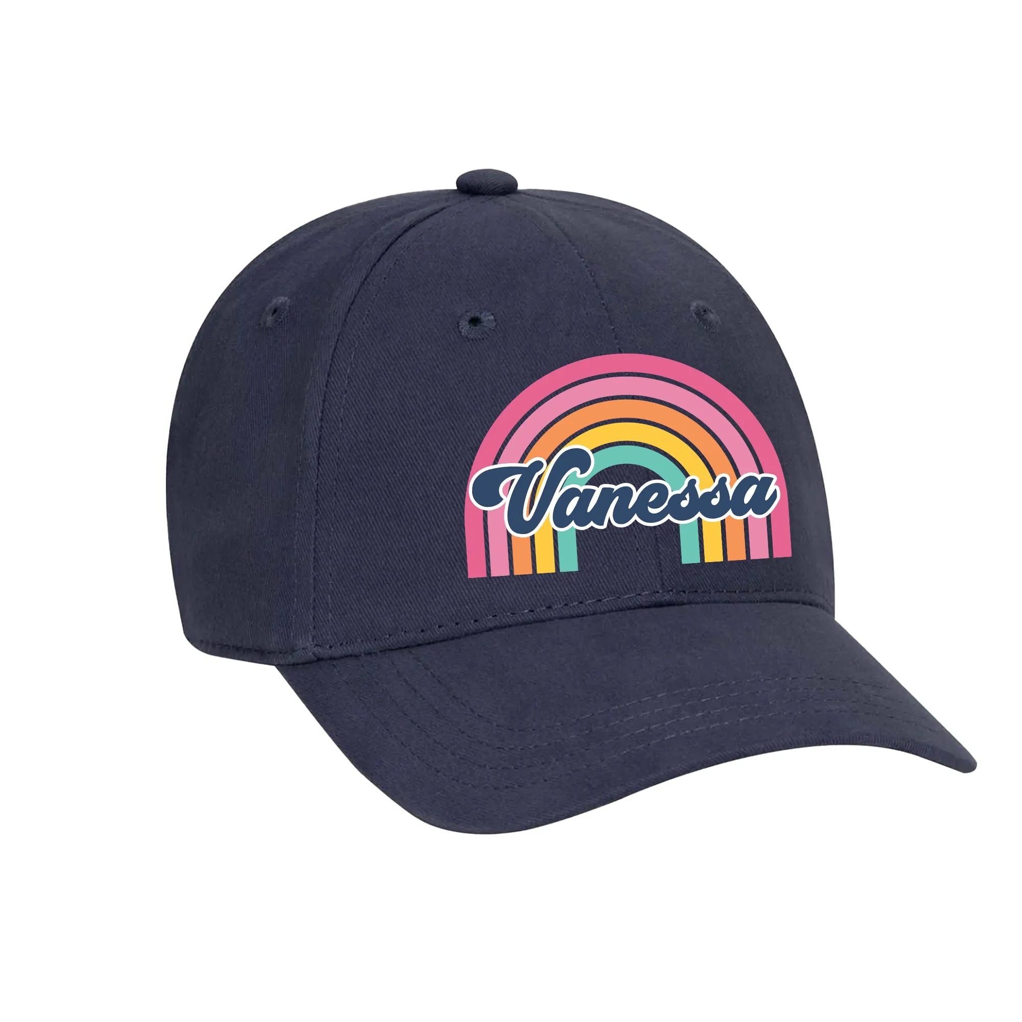 KIDS Personalized Hat - Rainbow Name