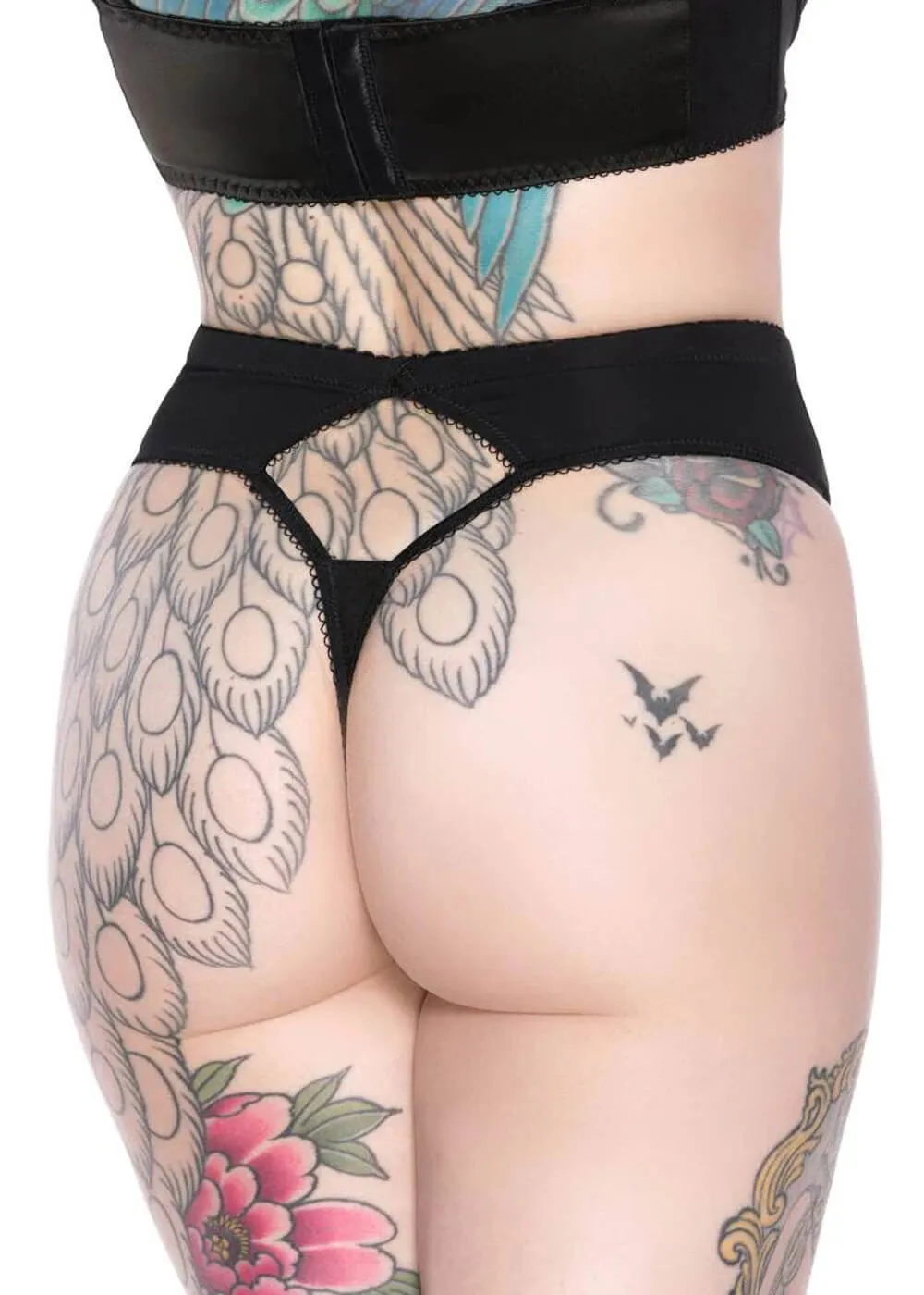 Killstar Webutant Spiderweb Panties Black