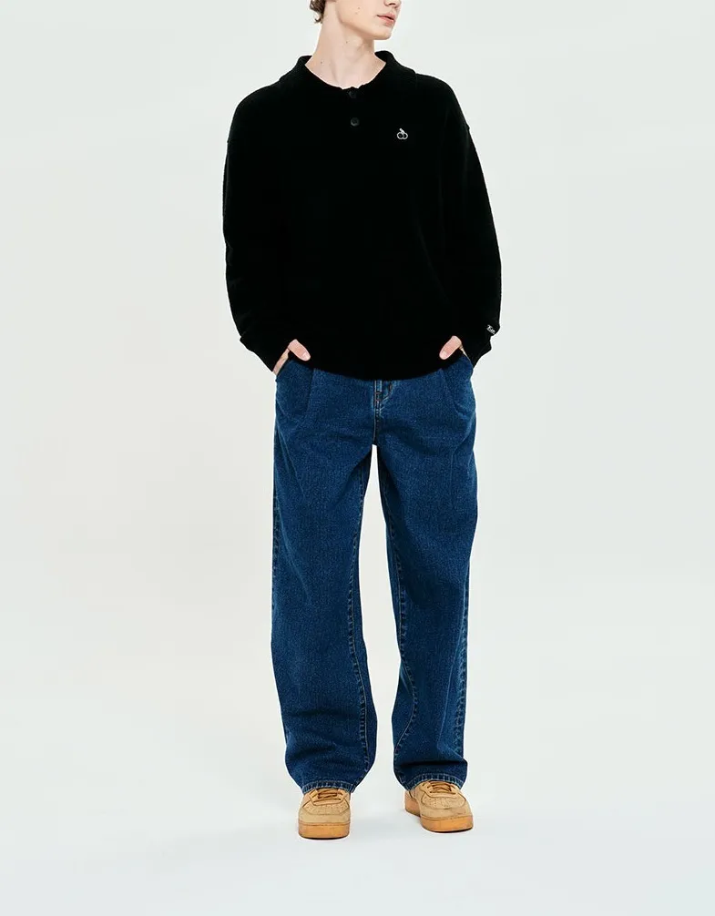 KIRSH  |[ KIRSH ]★MONO CHERRY MEN COLLAR KNIT