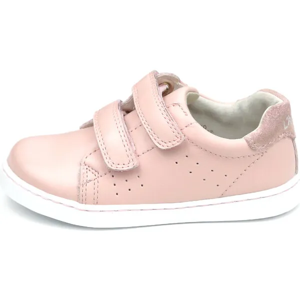 L'Amour Kenzie Double Velcro Sneaker, Pink