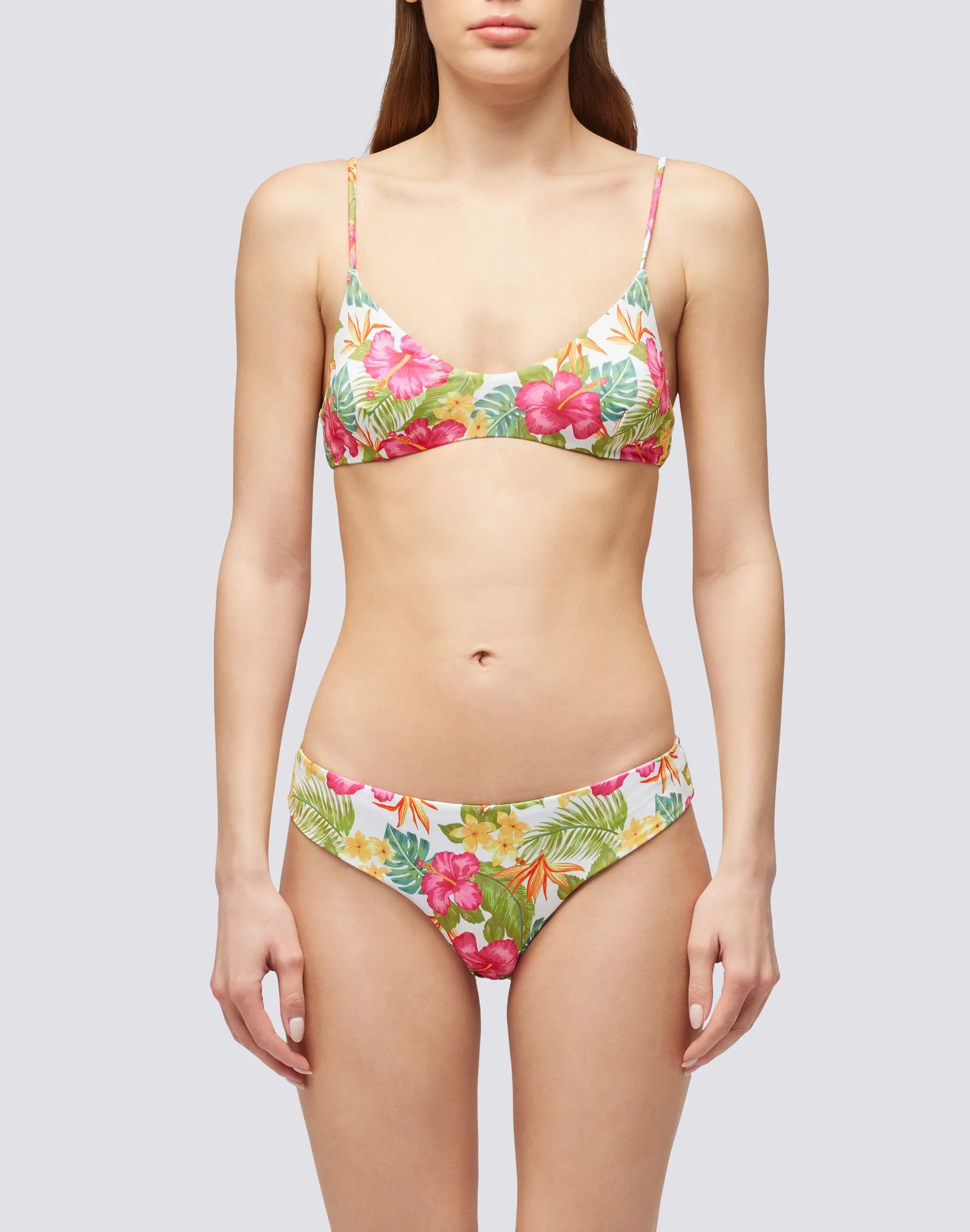 LAUDERDALE - TOP BRALETTE STAMPA TROPICANA