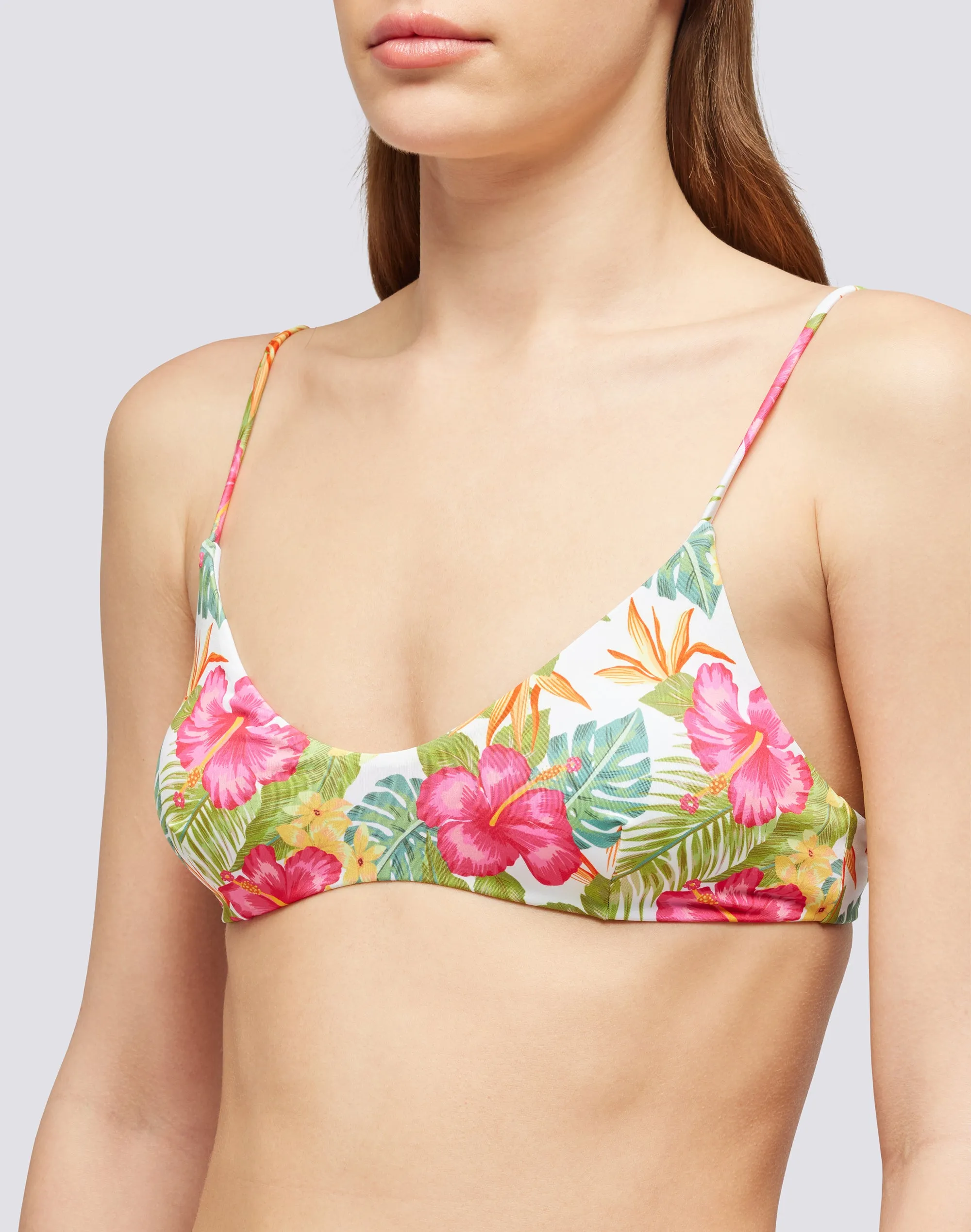 LAUDERDALE - TOP BRALETTE STAMPA TROPICANA