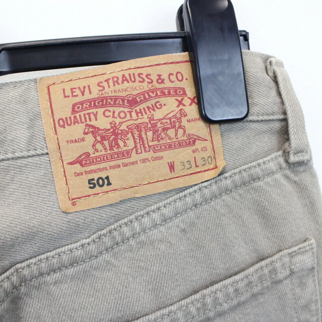 LEVIS 501 Jeans Grey | W33 L26