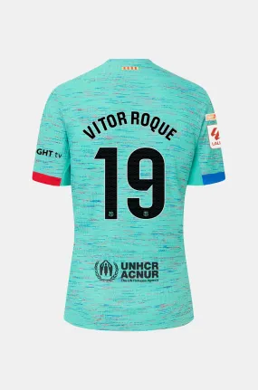 LFP  FC Barcelona third shirt 23/24 – Junior  - VITOR ROQUE