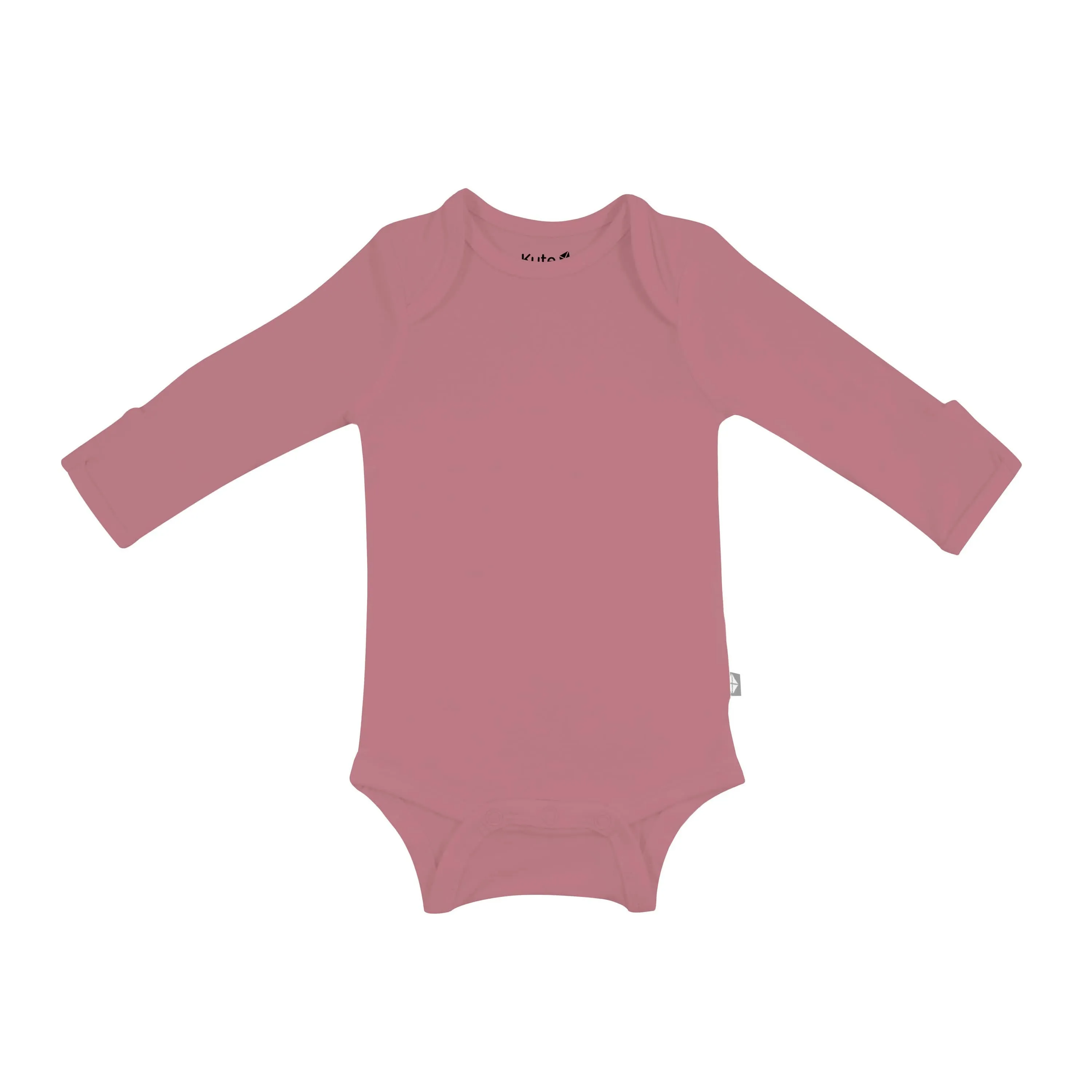 Long Sleeve Bodysuit in Dusty Rose