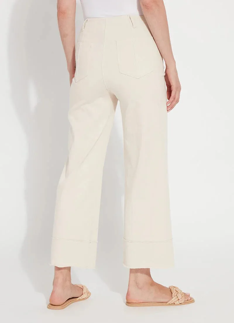 Lysse Margo Hi Waist Wide Crop Denim Pants