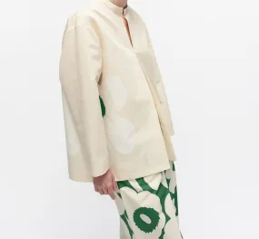 marimekko  |Flower Patterns Casual Style Logo Shirts & Blouses