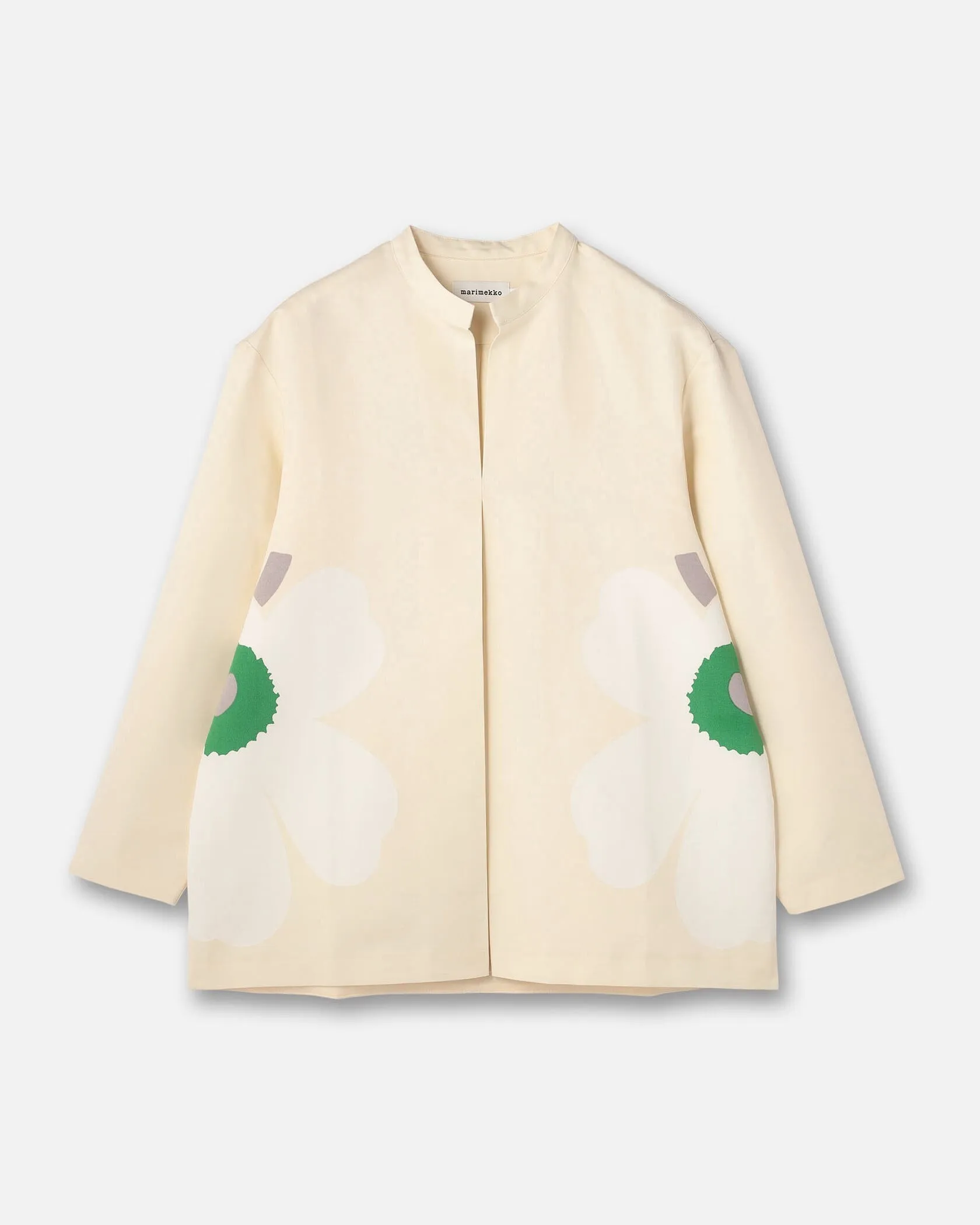 marimekko  |Flower Patterns Casual Style Logo Shirts & Blouses