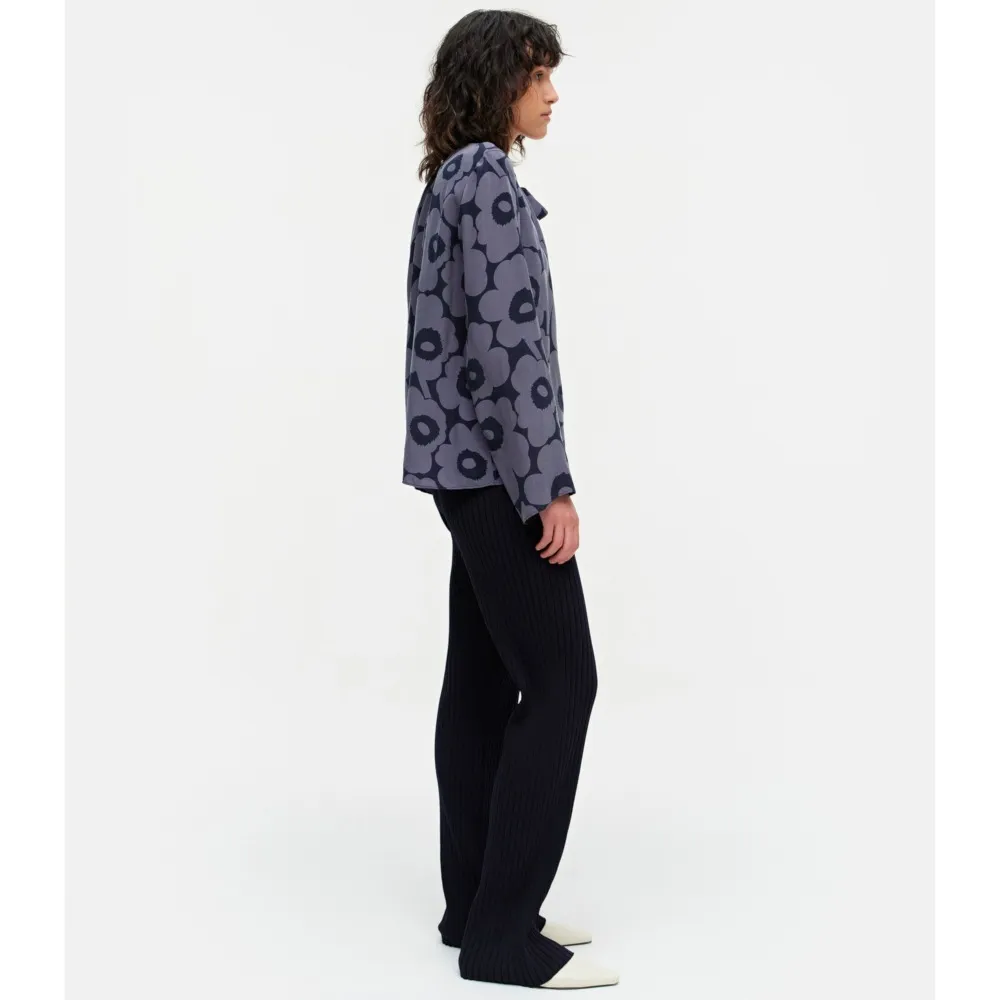 marimekko  |Flower Patterns Casual Style Long Sleeves Medium