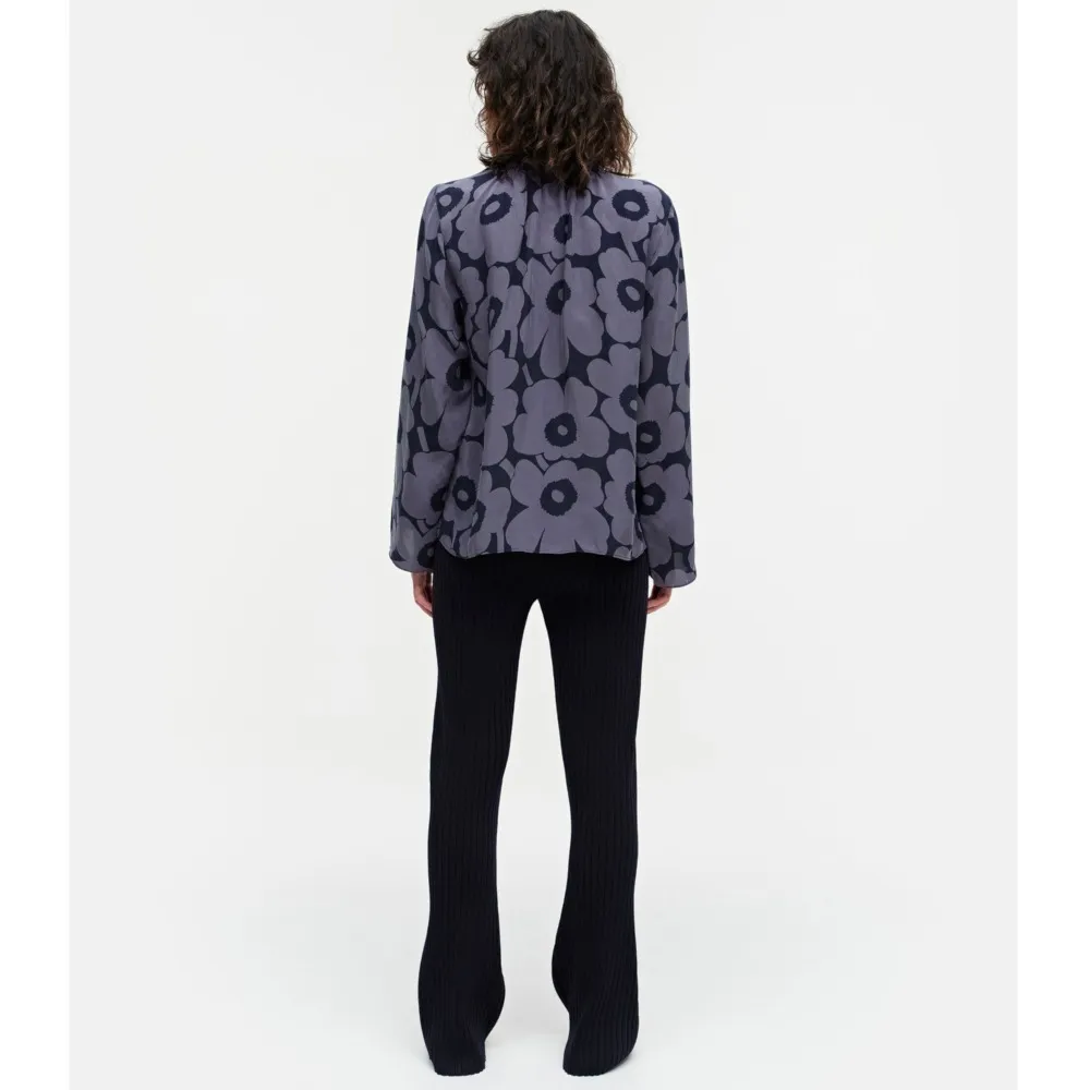 marimekko  |Flower Patterns Casual Style Long Sleeves Medium