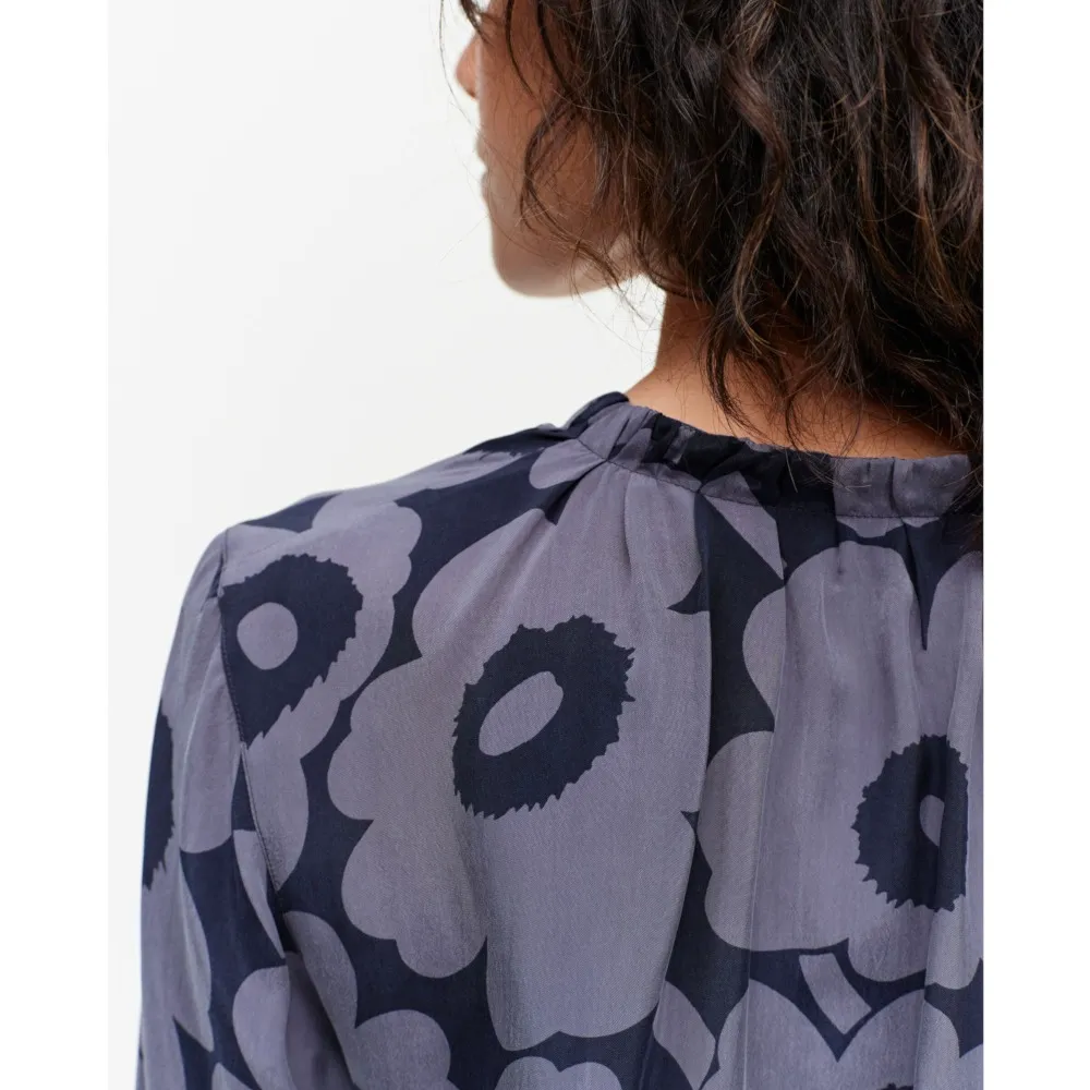 marimekko  |Flower Patterns Casual Style Long Sleeves Medium