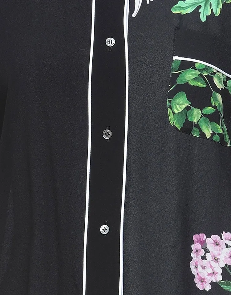 N21 numero ventuno  |Flower Patterns Short Sleeves Shirts & Blouses