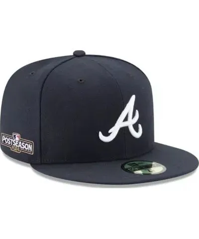 New Era Men's MLB Atlanta Braves 2024 MLB season Side Patch 59FIFTY Fitted Hat