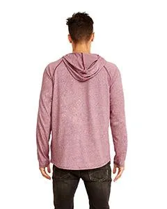 Next Level Unisex Mock Twist Raglan Hoody 2021 Light Maroon