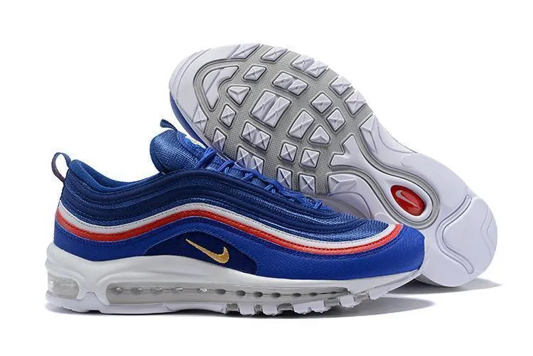 Nike Air Max 97 Blue White Italia Shoes Sale Men Size US 7, 8, 8.5, 9, 10, 11