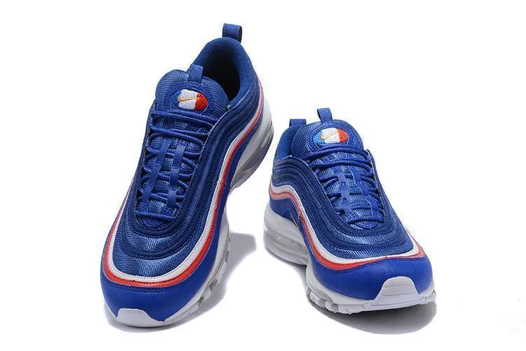 Nike Air Max 97 Blue White Italia Shoes Sale Men Size US 7, 8, 8.5, 9, 10, 11