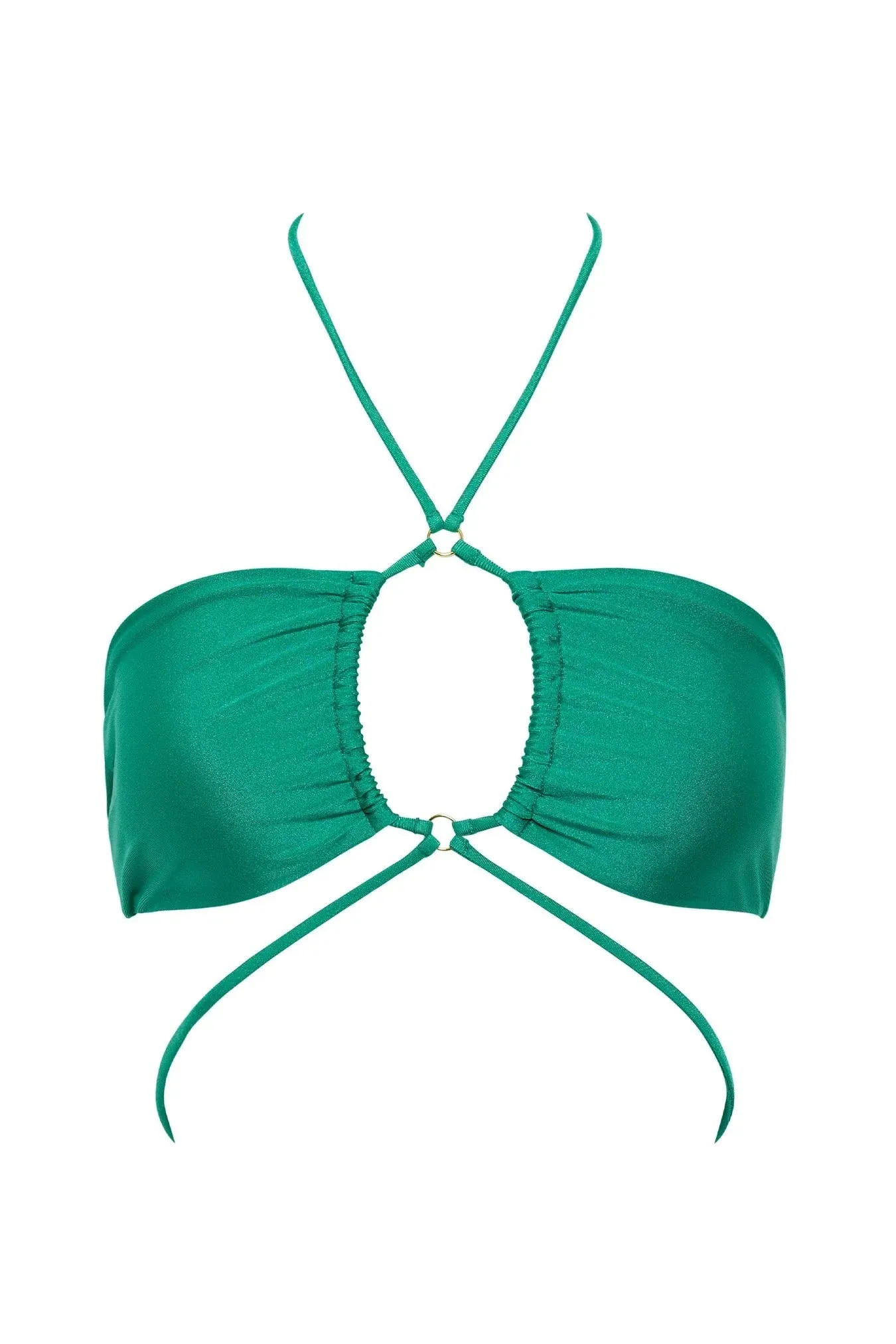 Nookie Pool Party Bandeau Bra - Emerald