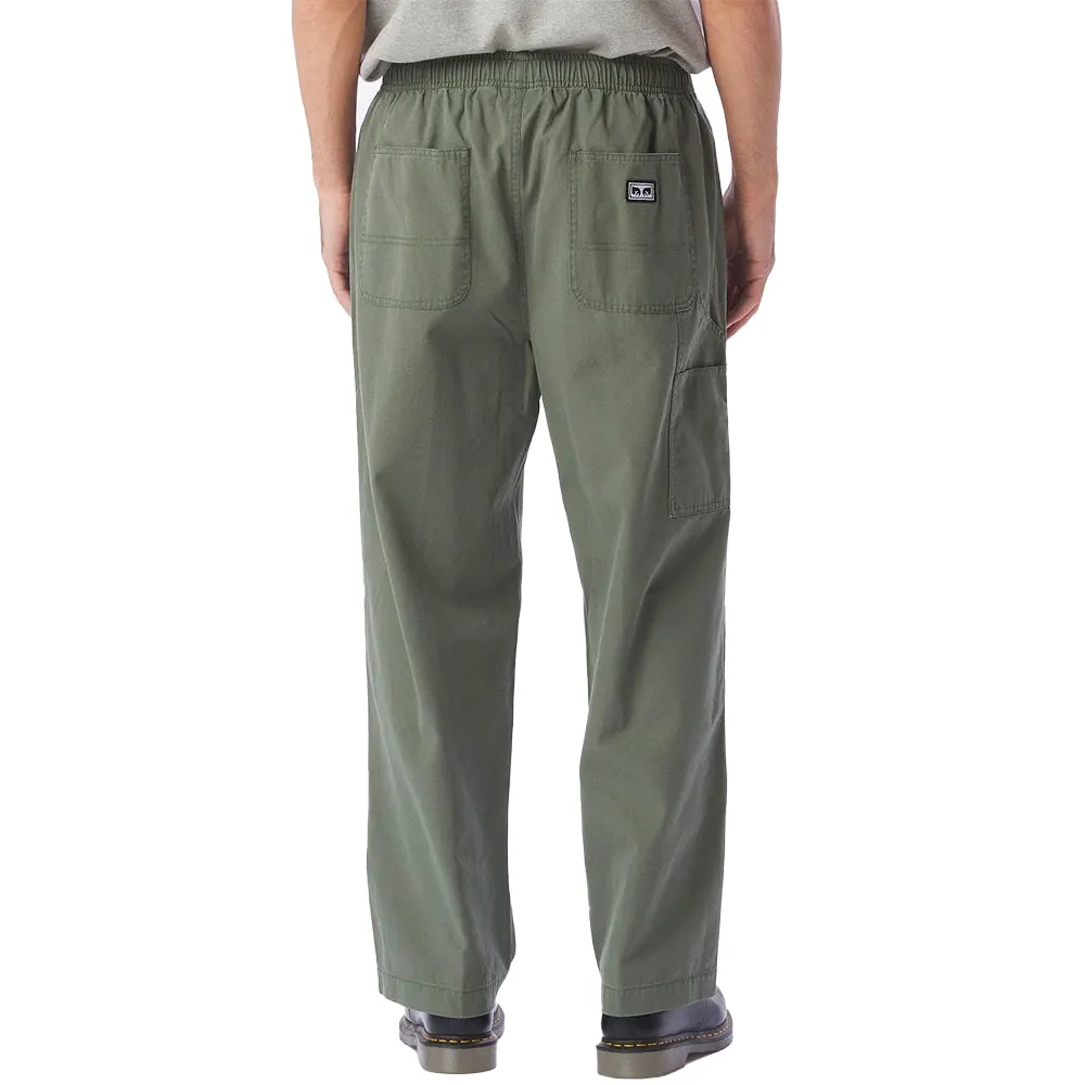 OBEY BIG EASY CANVAS PANT // SMOKEY OLIVE