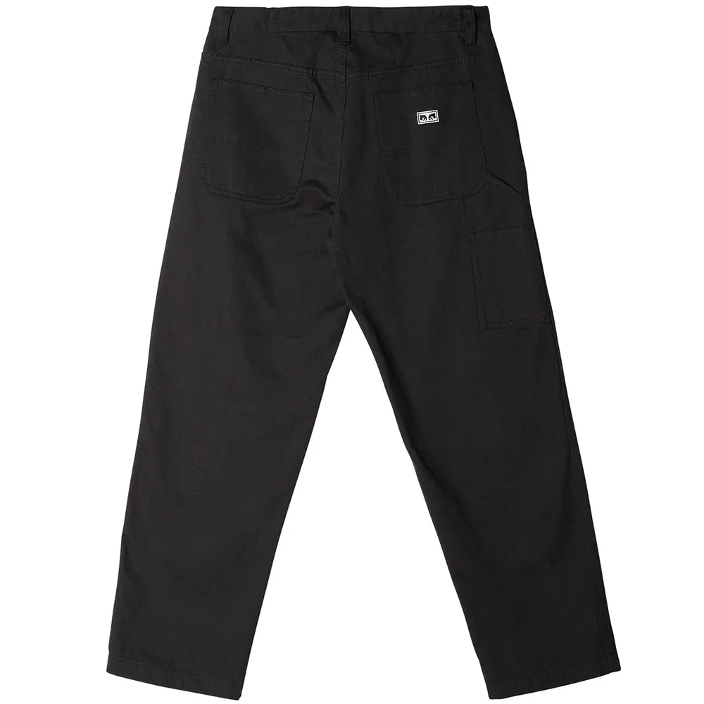 OBEY HARDWORK CARPENTER PANT // BLACK