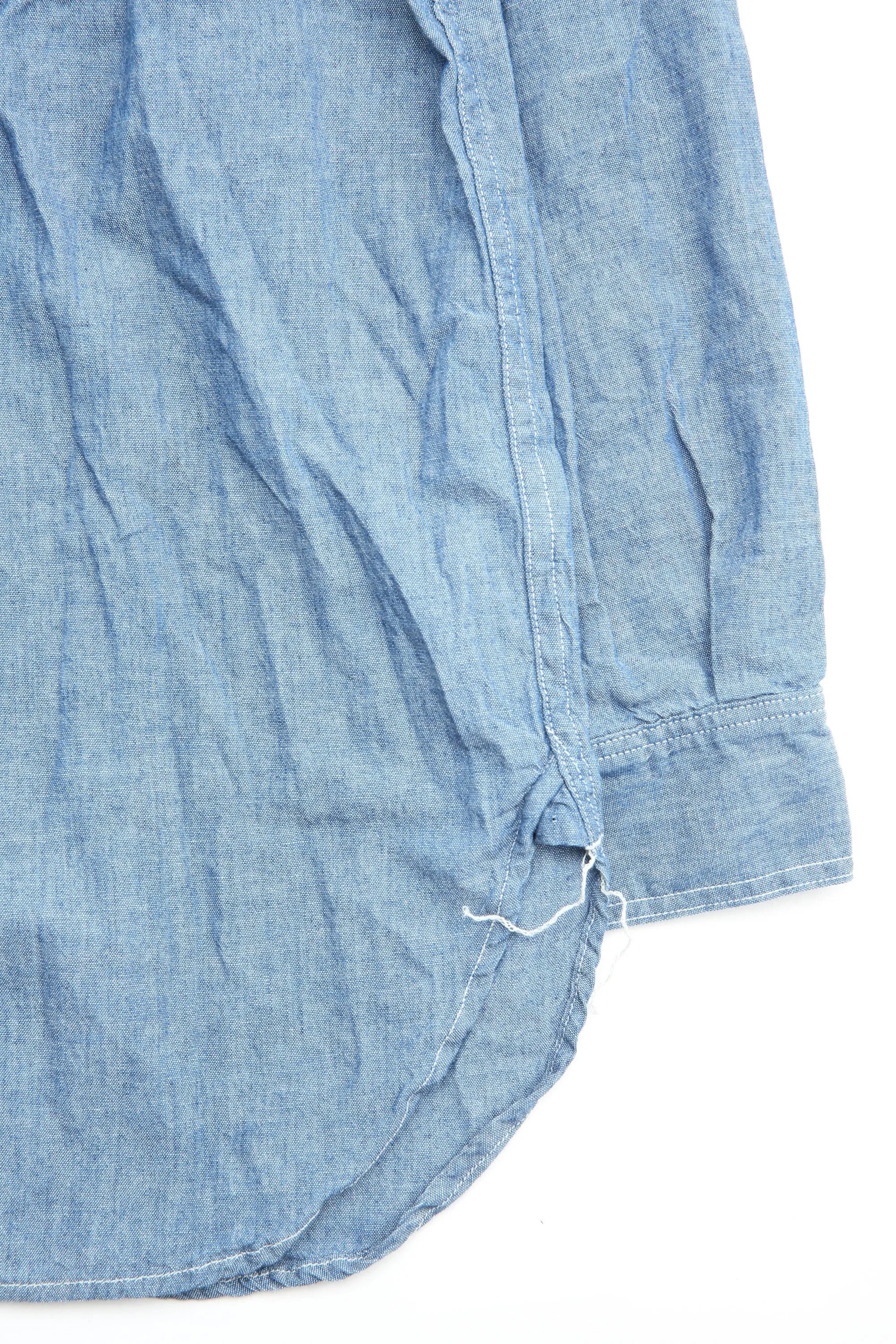 orSlow Vintage Fit Chambray Work Shirt - Chambray