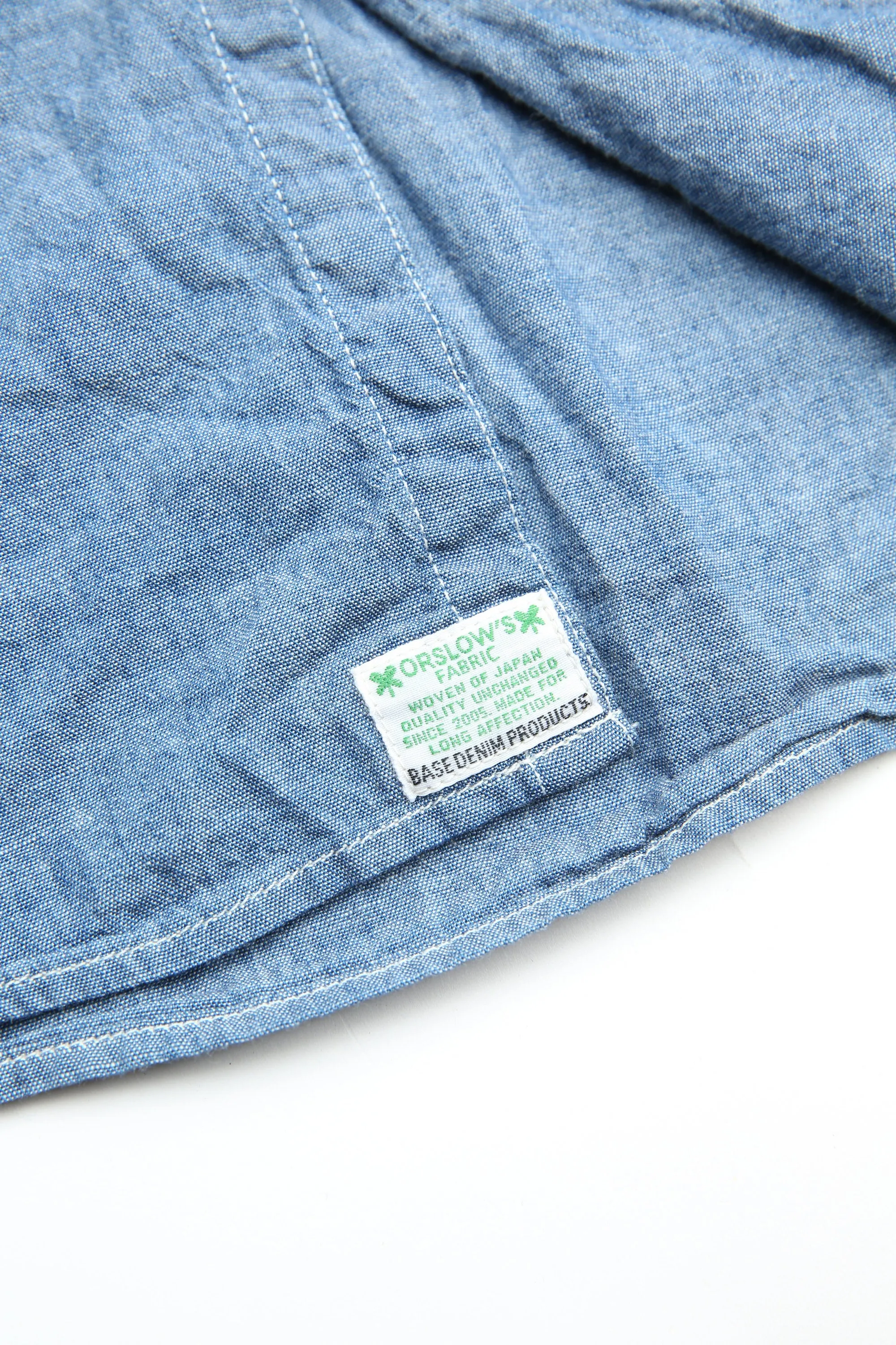 orSlow Vintage Fit Chambray Work Shirt - Chambray