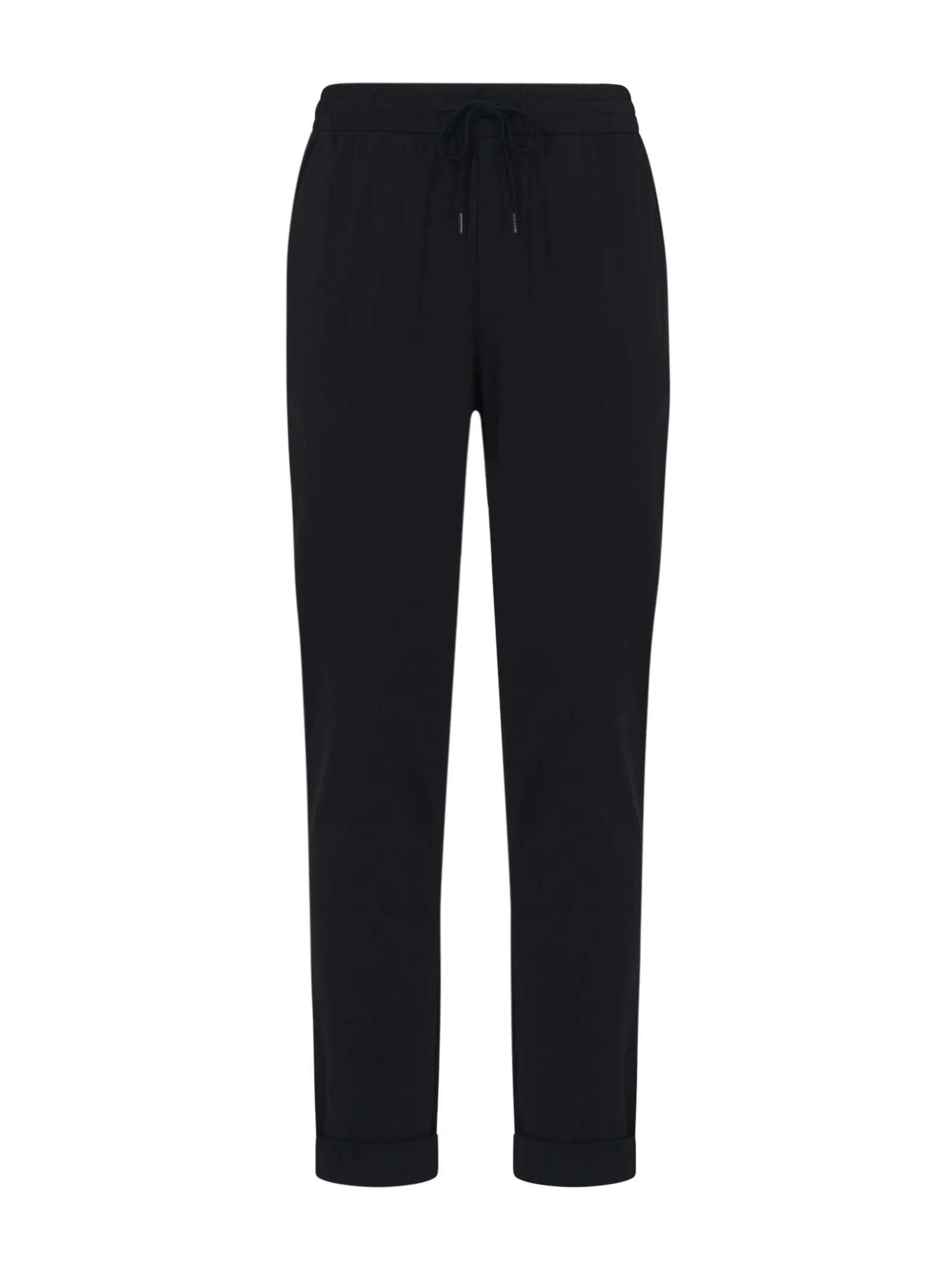 Pantalone jogger in Compact Light - Nero