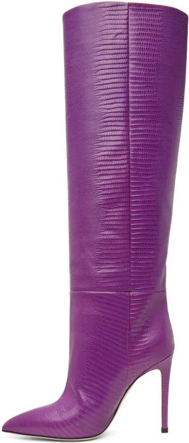 Paris Texas Purple Stiletto Boots