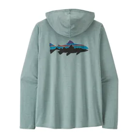 Patagonia Cap Cool Daily Graphic Hoody Fitz Roy Trout: Thermal Blue X-Dye