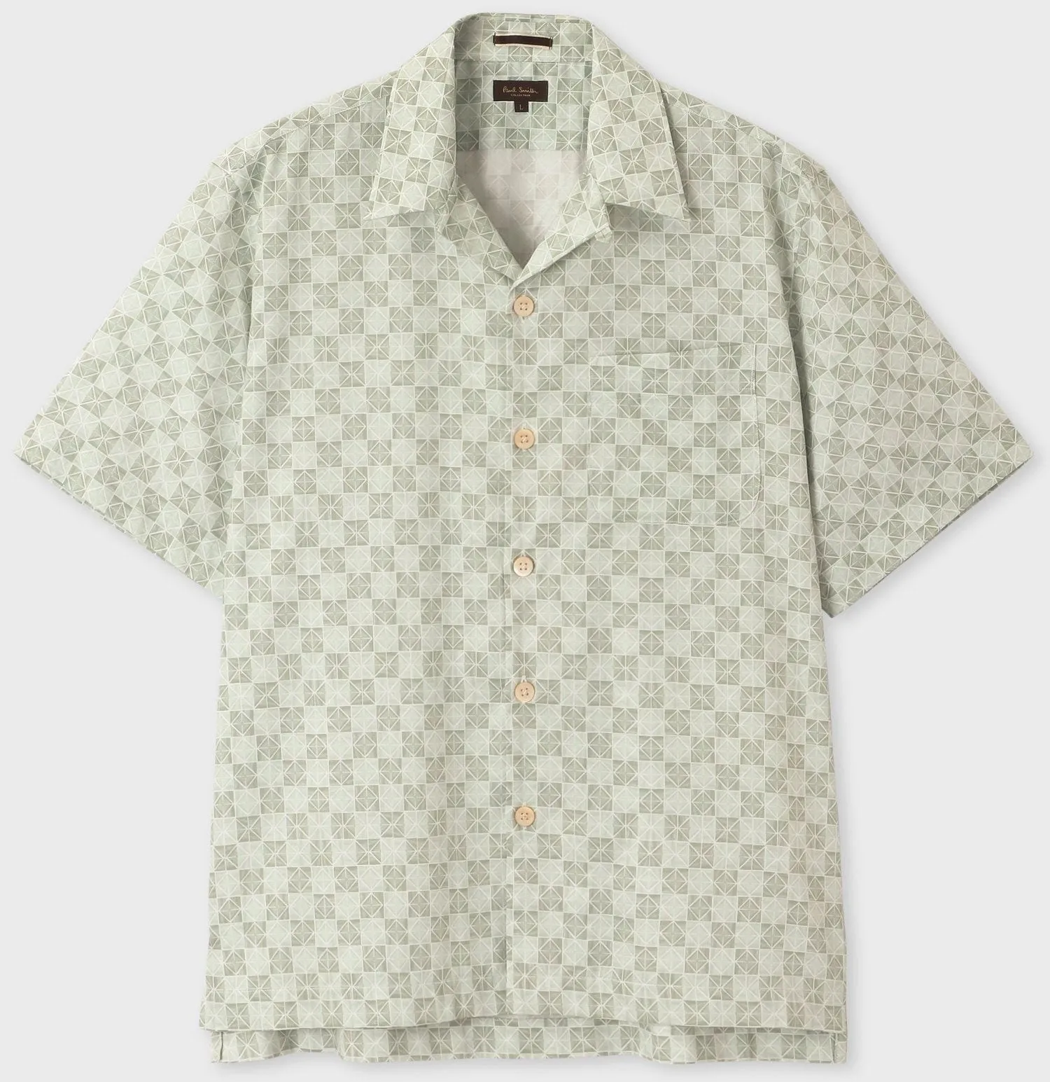 Paul Smith  |Flower Patterns Street Style Cotton Short Sleeves Shirts