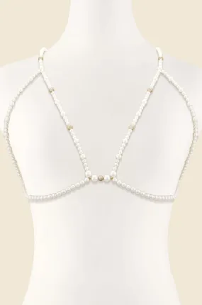 Pearl Bralette Body Chain