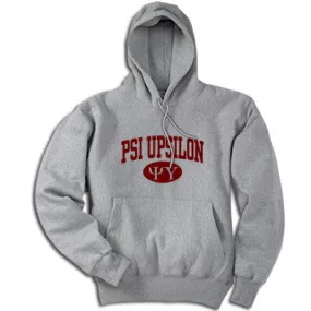 Psi Upsilon Hoodie, Printed Vertical Arc Design - G185 - CAD