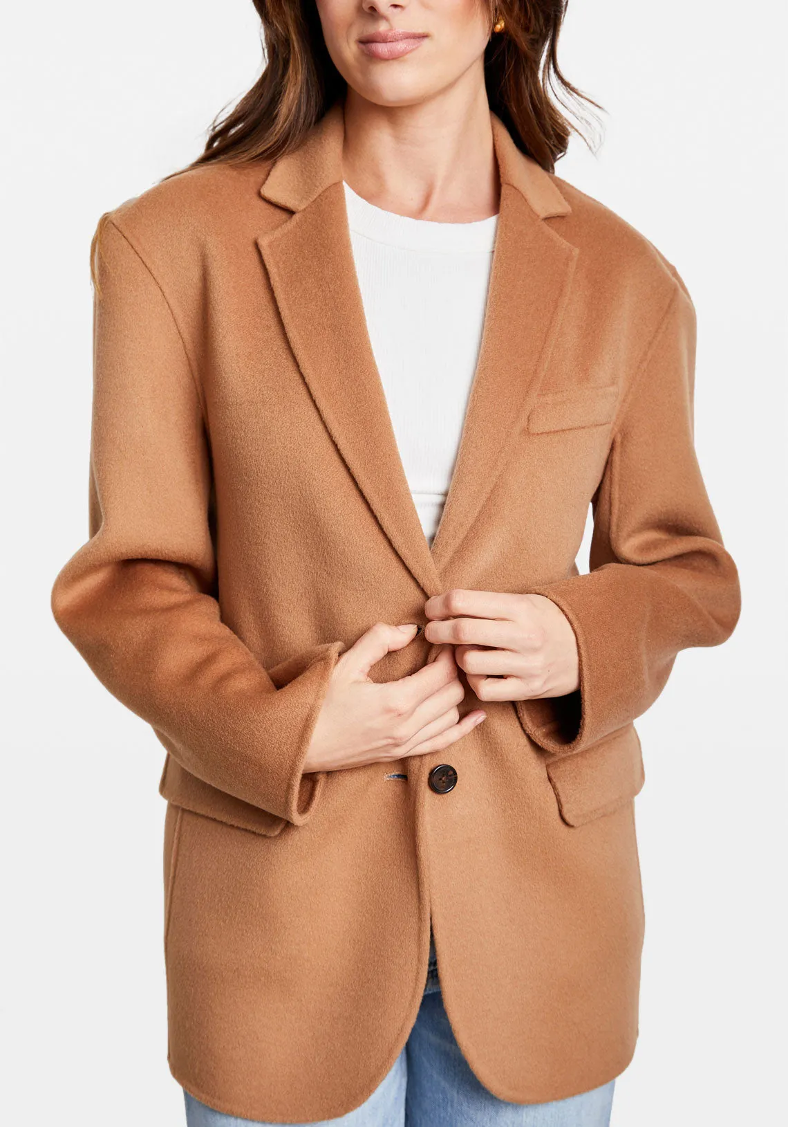 QUINN BLAZER CAMEL