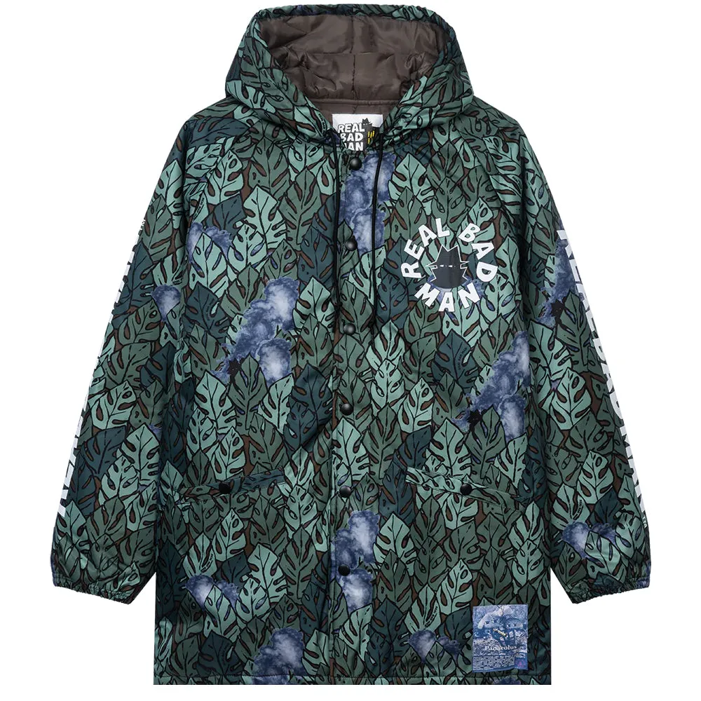 REAL BAD MAN SPIRITUAL BASS STADIUM JACKET // GREEN JUNGLE