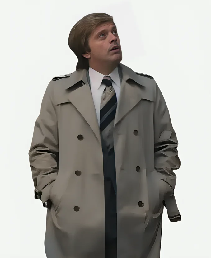 Sebastian Stan The Apprentice 2024 Beige Coat