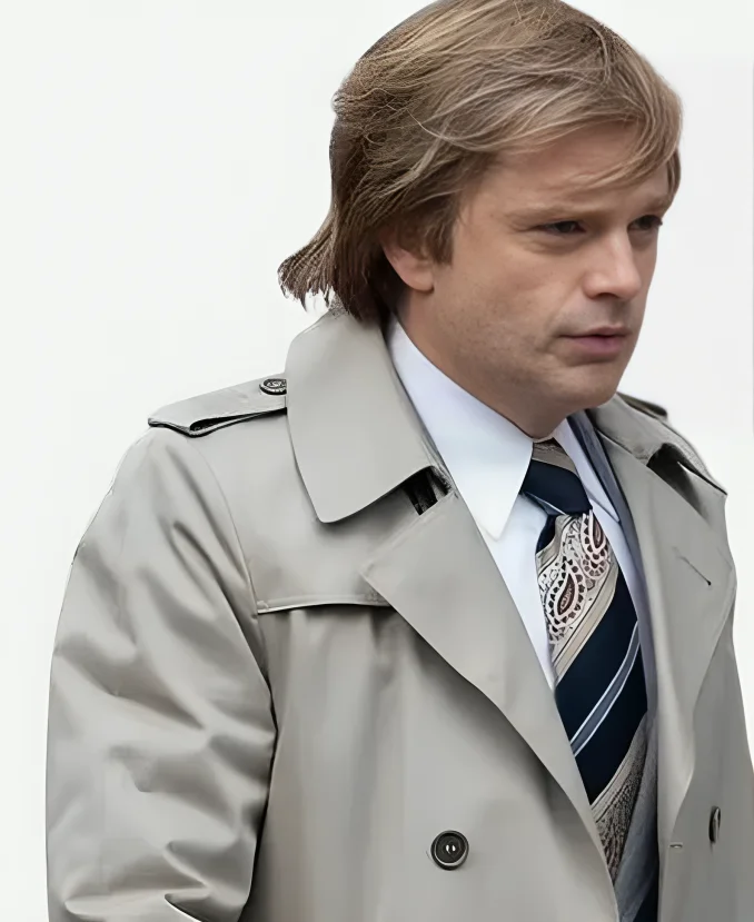 Sebastian Stan The Apprentice 2024 Beige Coat