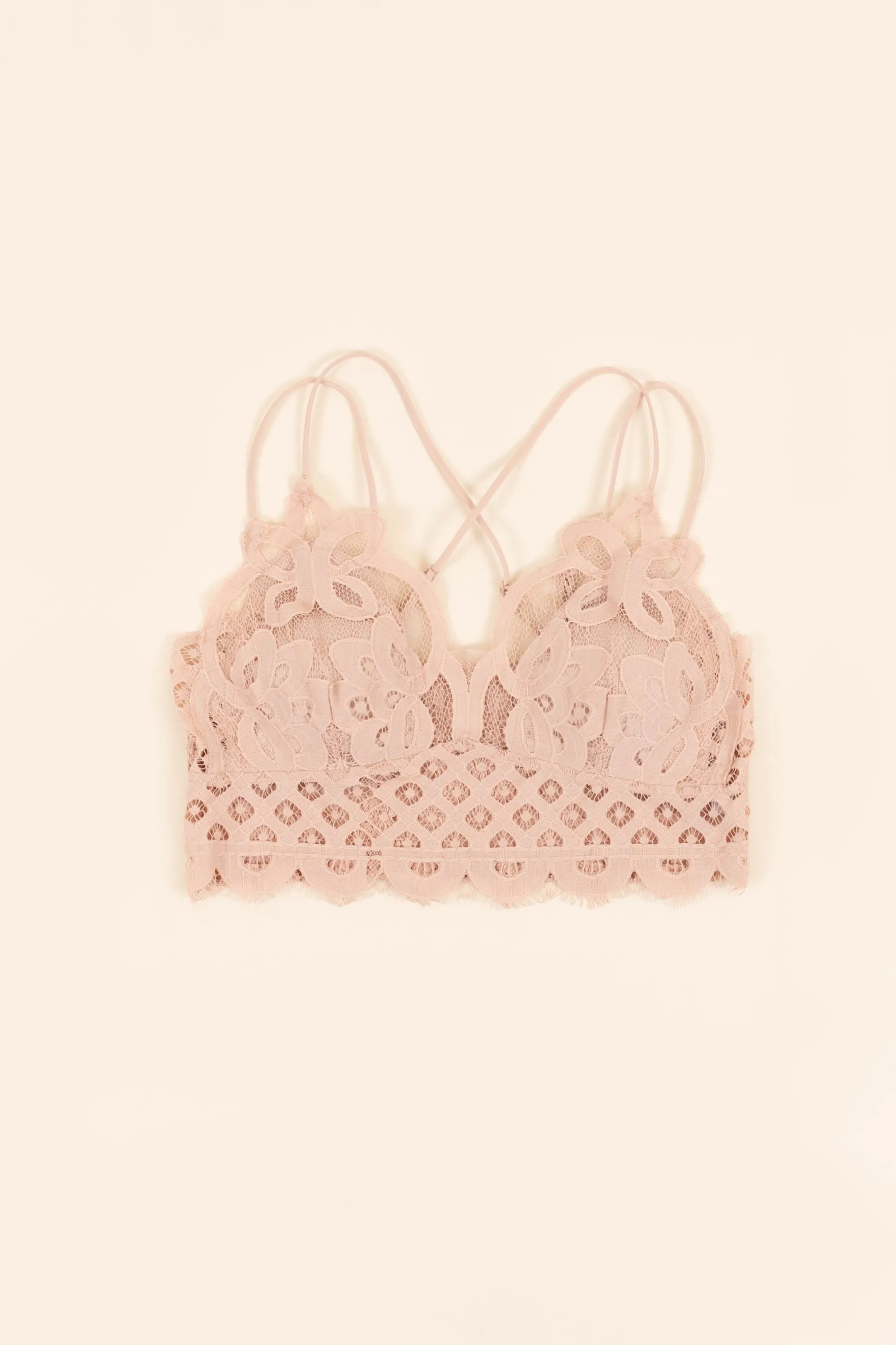 Secretly Stunning Bralette, Dusty Blush