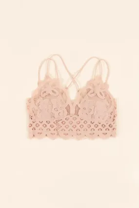 Secretly Stunning Bralette, Dusty Blush