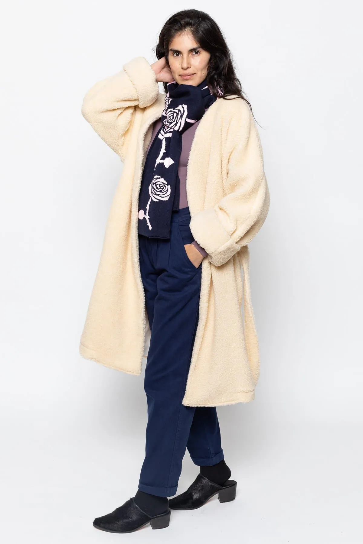 SHR312 - The Oversized Sherpa Wrap Coat