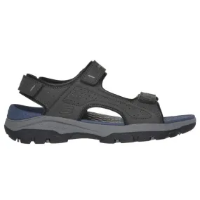 SKECHERS Men's Tresmen-Garo Sandal (Charcoal)