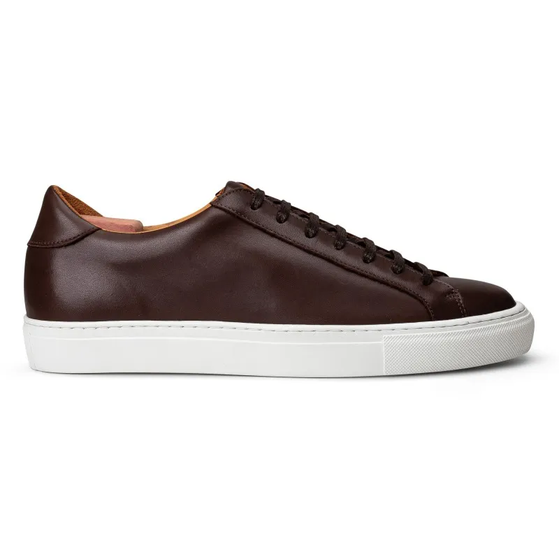 Skolyx Premium sneaker in dark brown leather