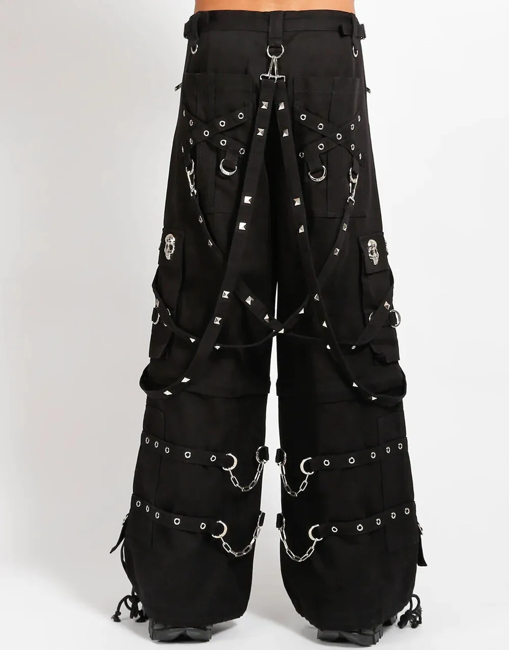 Skull Stud Pant Blk/Blk