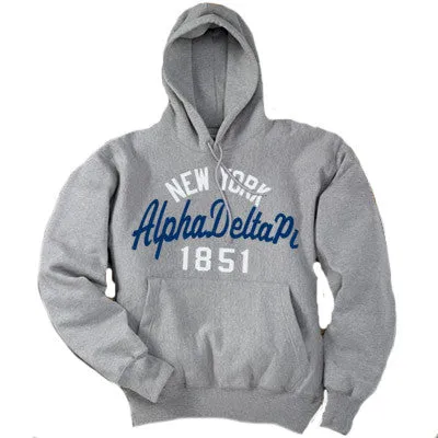 Sorority State and Date Printed Hoody - Gildan 18500 - CAD